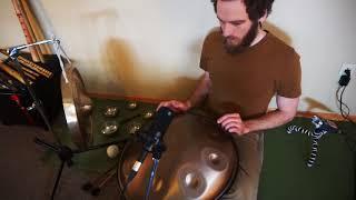 HANDPAN MUSIC - Pierre-Olivier Bolduc - Golden Owl  (Pantam, Gong & Tibetan bowls)  #hangdrum