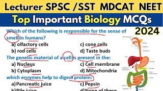 Biology Mcqs For Competitive Exams SPSC SST PPSC CSS |Biology MCQ for #sst #mdcat #neet