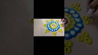 Simple Rangoli Designs for beginners 
