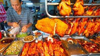 Hong Kong Street Food - CRAZY CANTONESE FOOD Tour in Taipei!! DIM SUM + ROAST MEATS!