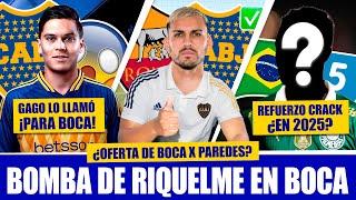 BOMBA! PAREDES A BOCA EN ENERO! ► FUERTE DECISION de AFA contra BOCA ► 2 SORPRESAS de GAGO en el 11