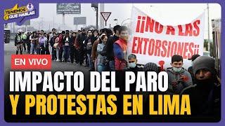  PARO DE TRANSPORTE Y PROTESTA: Movilización de HOY 10 de octubre | Tenemos que Hablar