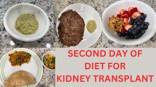 SECOND DAY OF DIET for Kidney Transplant | Kidney Transplant patient | Sweet Simple Life in USA