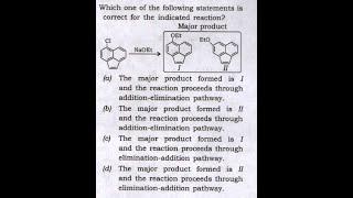 Q)71 ‖ Addition-Elimination (SnAr) vs Elimination-Addition (Benzyne) Mechanism ‖ PYQ