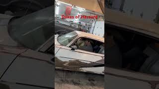 Dukes of Hazzard's General Lee Climb in Car Window Burn out!"