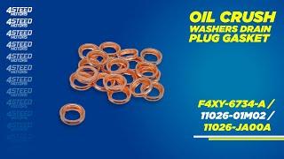 Oil Crush Washers Drain Plug Gasket F4XY-6734-A 11026-01M02 11026-JA00A