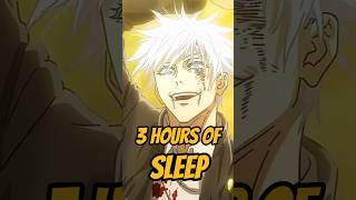 Gojo has BARELY TO NONE SLEEP EVERYDAY!?? | Jujutsu Kaisen Facts you might not know.