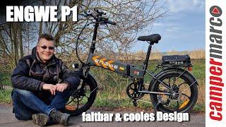 The foldable ENGWE P1 - an affordable e-bike with an exceptional design