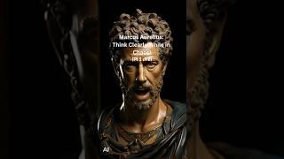 5 LESSONS on How to Think Clearly (stoicism by Marcus Aurelius) #shorts #marcusaurelius #stoicism