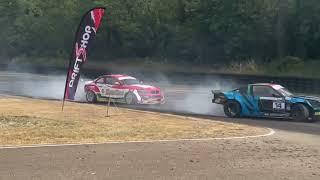  George Christoforou - BMW E82 S50B32 turbo drifting at Drift Kings 2023 Round 3 France 