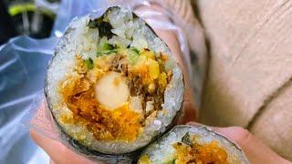 Sticky Rice Rolls(Ci Fan) - Chinese Street Food糯米卷 饭团（厦门）