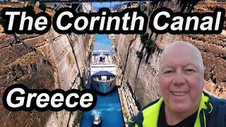 The Corinth Canal and Archaeological Site of Cenchreae in Greece