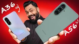 Samsung Galaxy A56 & A36 Unboxing & First Look  Exynos 1580, AI, 45W  & More