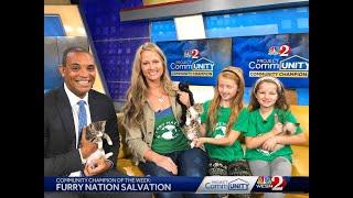 Furry Nation's WESH 2 News segment & LIVE appearance at end Oct. 2019