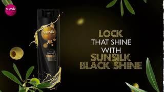 Get shiny hair all day long with Sunsilk Black Shine!