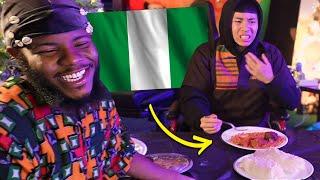 Ray Tries Nigerian Food For The First Time!