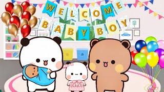 Welcoming Baby Brother Home  | Ruby’s Adorable Bonding Moment  Bubu Dudu Stories