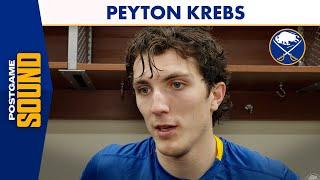 "Stick With It" | Buffalo Sabres' Peyton Krebs After 3-2 Win Over Anaheim Ducks