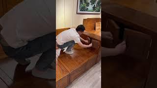 Tatami Furniture Kang Bed Solid Wood New Chinese Furniture If you are interested, click on the b
