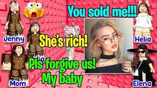  TEXT TO SPEECH ‍️ I Was Adopted By A Millionaire After My Mom Abandoned Me  Roblox Story