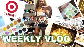 WEEKLY VLOG | New Makeup Unboxings | Fried Cabbage | Target Run | KOLORFUL KALMELE