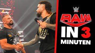 WWE RAW in 3 Minuten | Einigkeit & Verrat! - WWE Highlights 30.09.2024