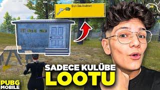 SADECE KULÜBE LOOTU İLE WİN ALMA CHALLENGE! GİZLİ ODA ANAHRATI ÇIKTI | PUBG MOBİLE