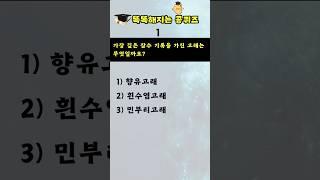 [상식퀴즈 - 121] 똑똑해지는 일반 상식퀴즈 문제, 상식 키우기, 지식퀴즈