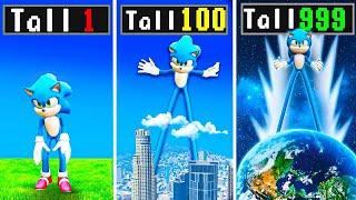 Becoming The TALLEST Sonic Ever in GTA 5 RP