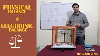 Physical Balance & Electronic Balance | Beam Balance | Lever Balance | Mass measuring Instruments