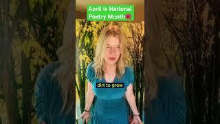 April is National Poetry Month