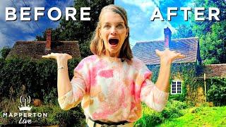 FAIRYTALE English Cottage TRANSFORMATION! (lots of before & after timelapses)