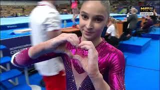 2022 All Russian Spartakiad Diana Kustova VT UB BB FX AA