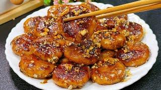 Yam and Red Date Sticky Rice Cakes: A Nutrient-Packed Breakfast ! 山芋とナツメのもち米ケーキ：朝食に最適な栄養満点のレシピ！