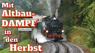 ZWEI-ZUG-DAMPF auf der Weißeritztalbahn | 99 734 & 99 741 | 4./5.10.2024