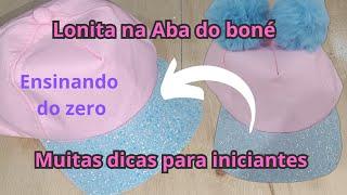 boné personalizado infantil luxo + dicas para iniciantes - como fazer o molde de Lonita