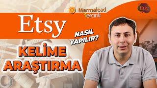 Etsy'de Kelime Araştırması Nasıl Yapılır? (Erank - Marmalead - Google)