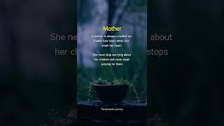 "Mother: A Love That Never Fades ️"#UnconditionalLove #MothersHeart #AlwaysCaring