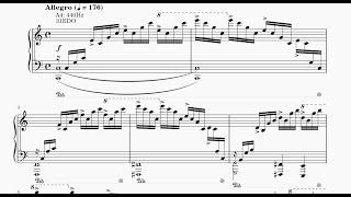 Chopin "Waterfall" Etude Op. 10, No. 1 but it's Microtonal (31-EDO, 31-TET)