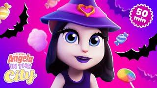 Angela's Halloween Party  Talking Angela: In The City Cartoon Compilation