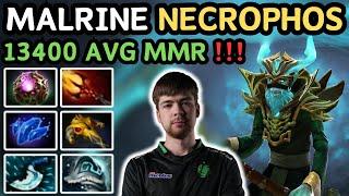  RANK 5 Malrine NECROPHOS Midlane Highlights  Dagon Build - Dota 2