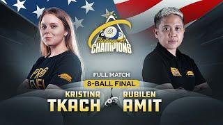 FINAL ▸ AMIT vs TKACH ▸ 8-BALL Women's Challenge of Champions