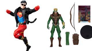 New Mafex Superboy & McFarlane Toys Connor Hawke Green Arrow figures in stock at Titan Toyz