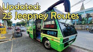 Iloilo City - Updated Jeepney Routes (25 Jeepney Routes)