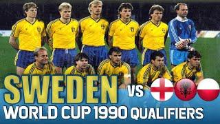 Sweden World Cup 1990 Qualification All Matches Highlights | Road to Italy