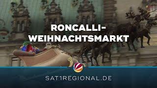 Roncalli-Weihnachtsmarkt am Hamburger Rathaus eröffnet