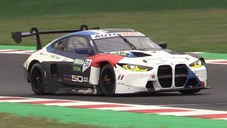 BMW M4 GT3 Testing at Misano World Circuit- Pure Sound in Action!