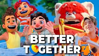 NEW! Better Together A Pixar Pals Celebration Parade- PIXAR FEST 2024 Disney California Adventure