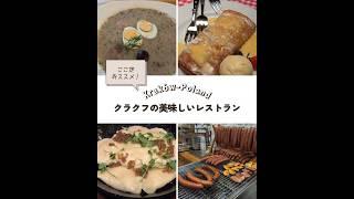 ポーランド・クラクフ旅行/クラクフのおススメレストラン #ポーランド #クラクフ #ポーランド料理 #クラクフ観光 #ポーランド観光 #スペイン留学 #バレンシア留学
