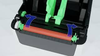 How to install the Linerless Platen Roller [Brother Global Support]